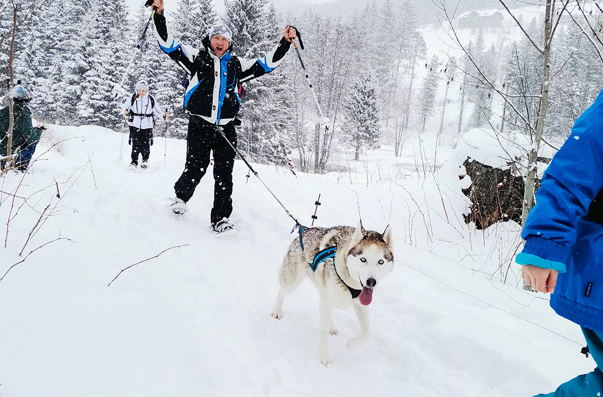 Husky Schneeschuhtrekking Hohentauern für 2 - 6