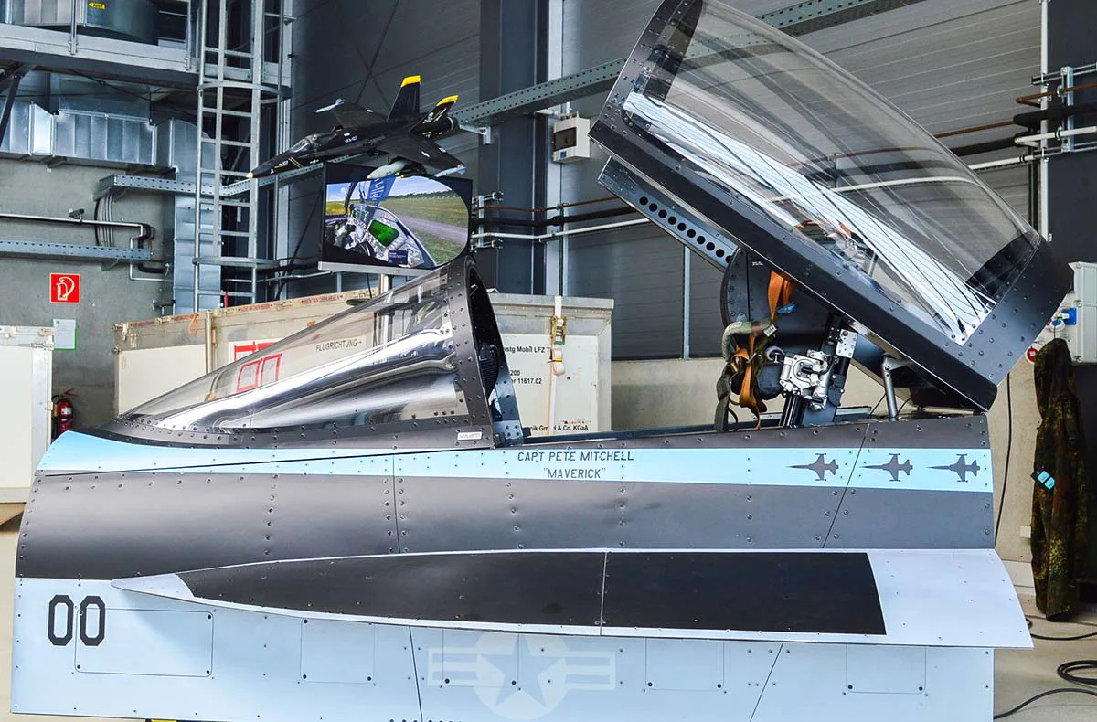 Kampfjet Simulator Gensingen (F18 Hornet) - Maverick for a day - 1