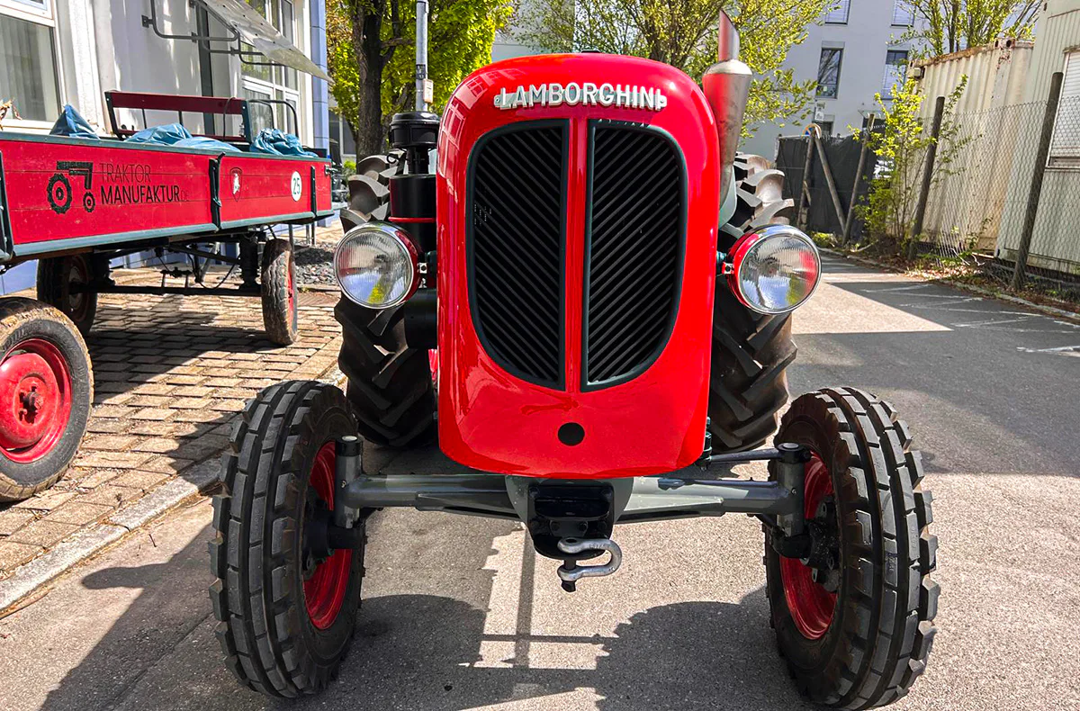 Lamborghini Traktor fahren Sindelfingen (Sonnenuntergang) - 1