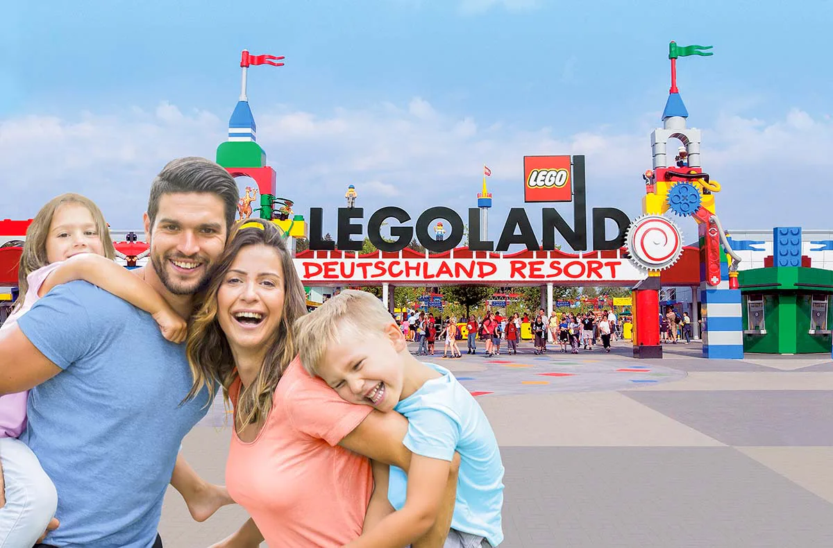 Kurzurlaub mit 2x 1-Tageskarten für das LEGOLAND® Deutschland Resort - 1