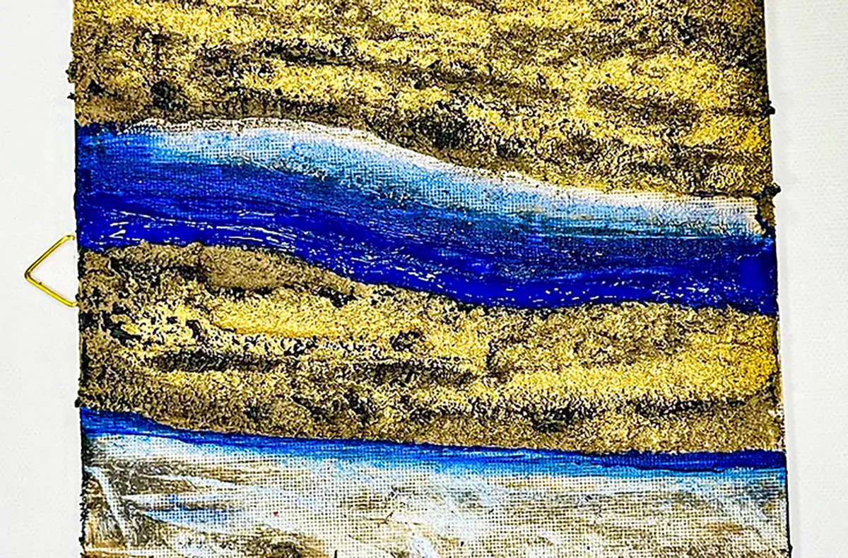 Malen mit Strukturpaste München - 4