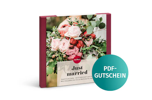 Geschenkbox Just Married als PDF