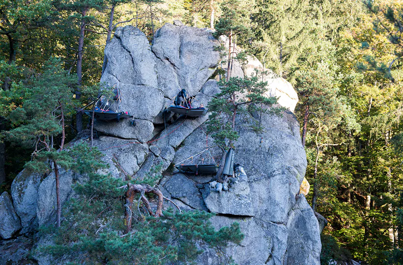 Portaledge Übernachtung Oberösterreich für 4