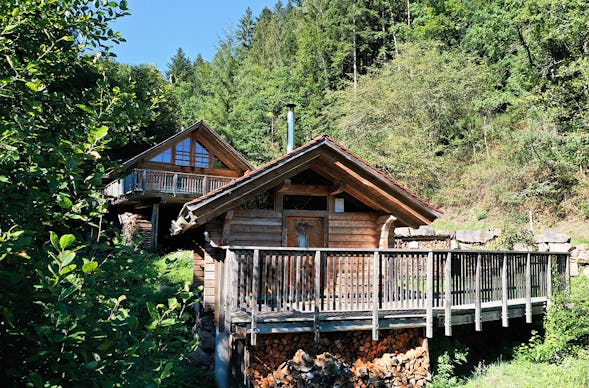 Romantikurlaub in der Blockhütte Schwarzwald für 2 (1 Nacht)