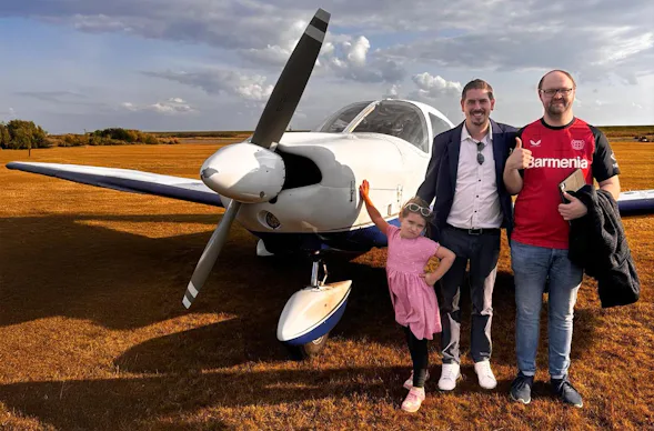 Rundflug im Ultraleichtflugzeug Würselen (30 Min.)