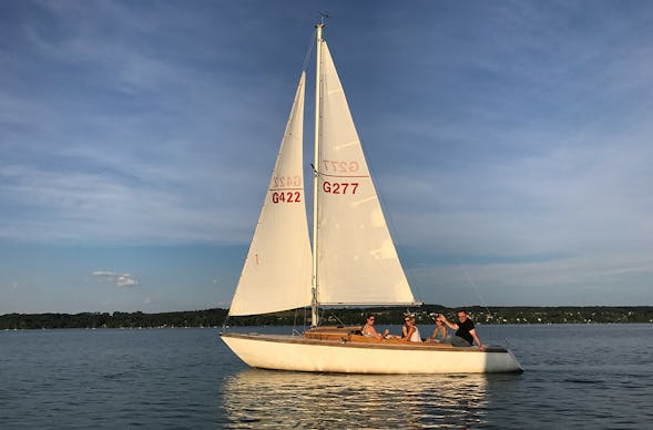 Sunset Sailing Utting am Ammersee