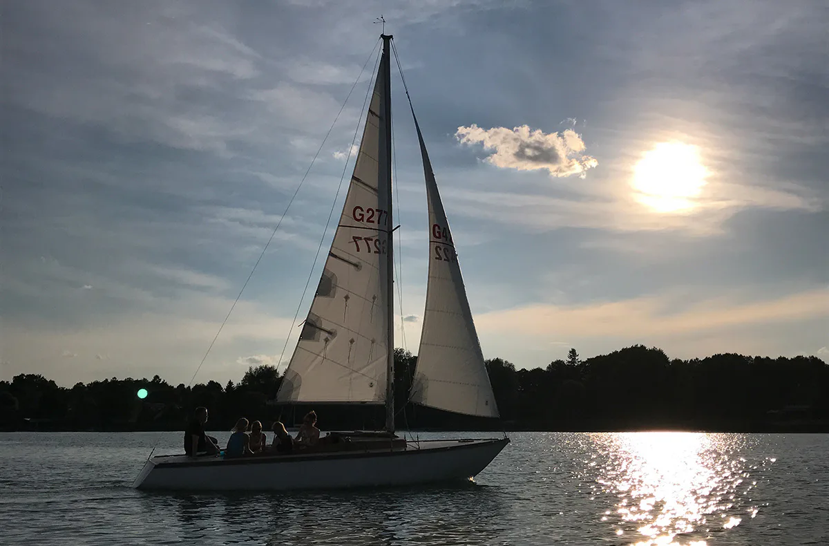 Sunset Sailing Utting am Ammersee - 2