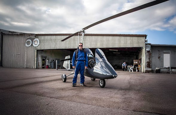 Tragschrauber selber fliegen Hockenheim (60 Min.)
