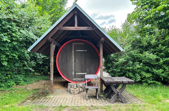 Übernachtung im Spreewälder Gurkenfass Lübben für 2 (1 Nacht)