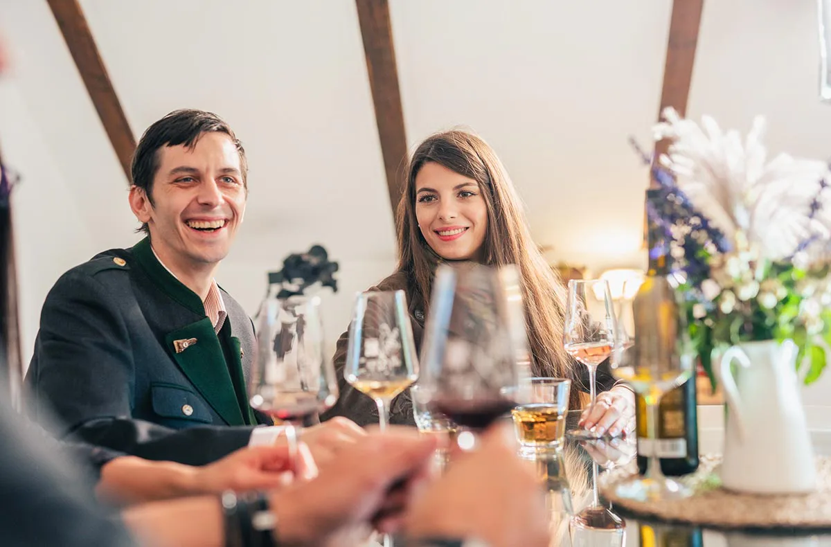 Übernachtung im Weinfass für 4 Deluxe Grub an der March - 2