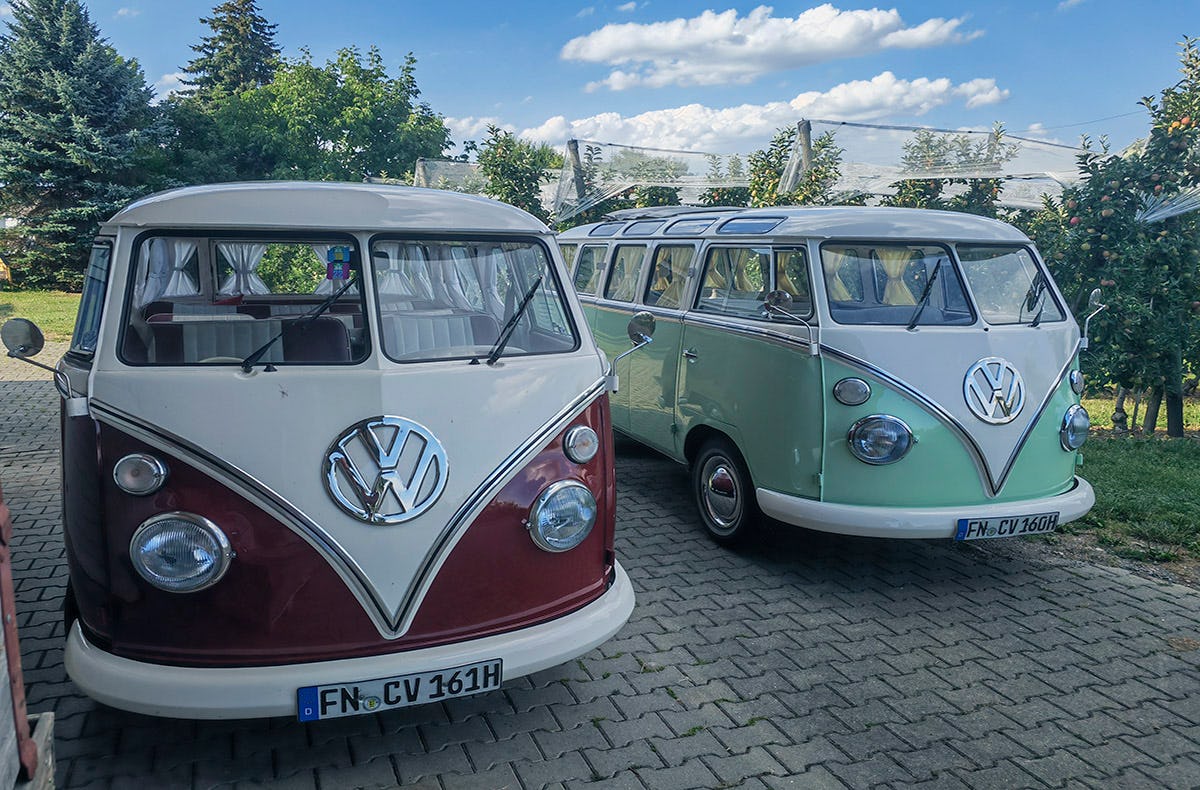 VW Bulli fahren Friedrichshafen für bis zu 8