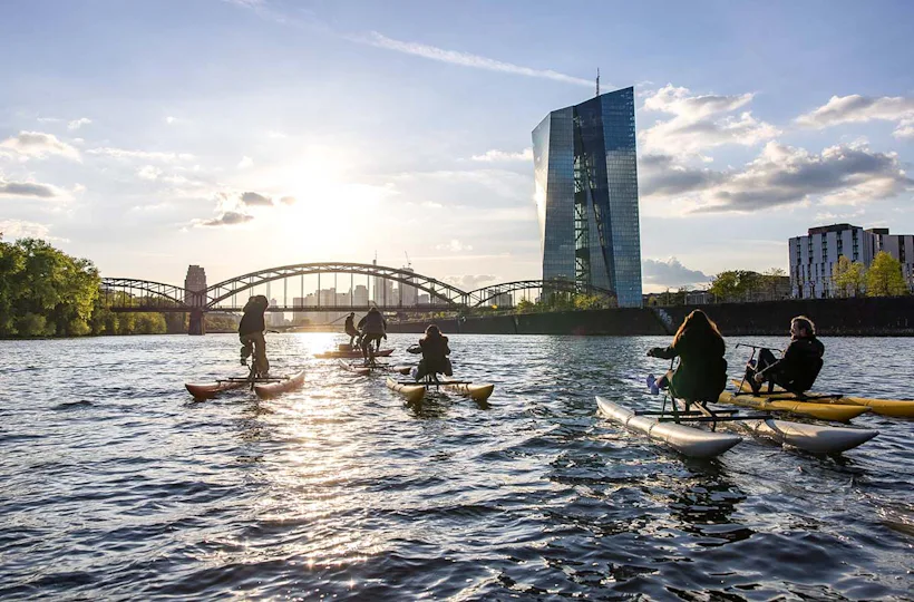 Waterbike fahren Heidelberg