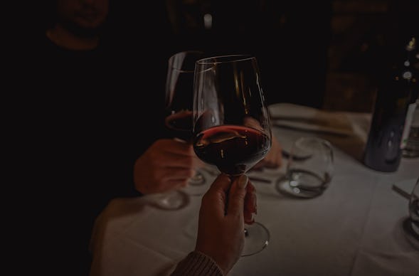 Weinverkostung im Dunkeln Schriesheim