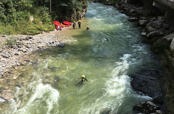 Wildwasser-Tubing Abtenau-Voglau