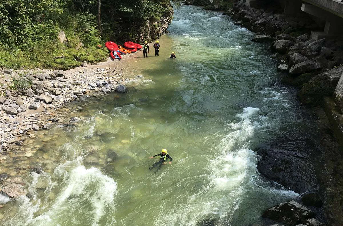 Wildwasser-Tubing Abtenau-Voglau - 1