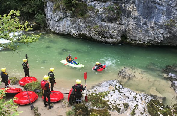 Wildwasser-Tubing Abtenau-Voglau für 2