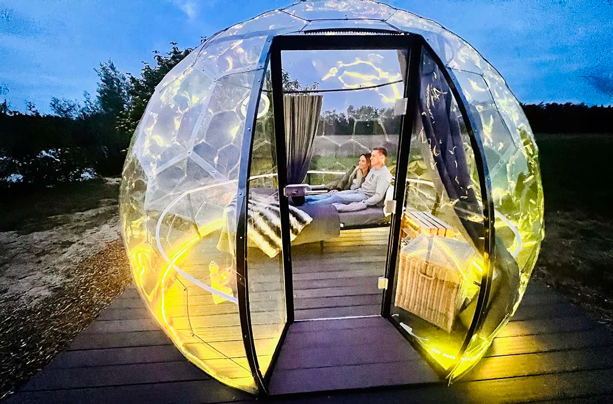 Winterliche Bubble Übernachtung am See Wadersloh für 2 (1 Nacht) - 7