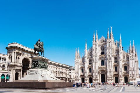 Mailänder Dom und Galleria Vittorio Emanuele II 